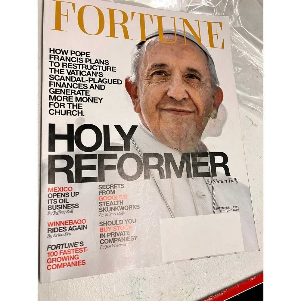 Fortune & TIME Magazines Pope Francis Holy Reformer Benedict‎ XVI 2013 2014 Set